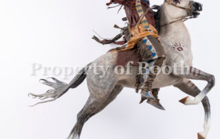 © Dave McGary, A Matter of Honor, 1997, polychrome bronze, 38 x 30 x 16", Given by the Council for Canadian American Relations through the generosity of an anonymous Canadian collector