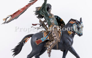 © Dave McGary, The Gatekeeper, 2006, polychrome bronze, 37.5 x 26 x 18", Given by the Council for Canadian American Relations through the generosity of an anonymous Canadian collector