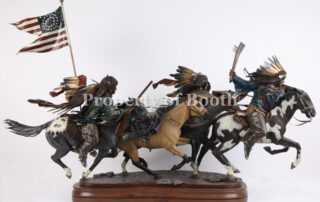 © Dave McGary, Last Stand Hill, 2004, polychrome bronze, 33 x 53 x 19", Given by the Council for Canadian American Relations through the generosity of an anonymous Canadian collector