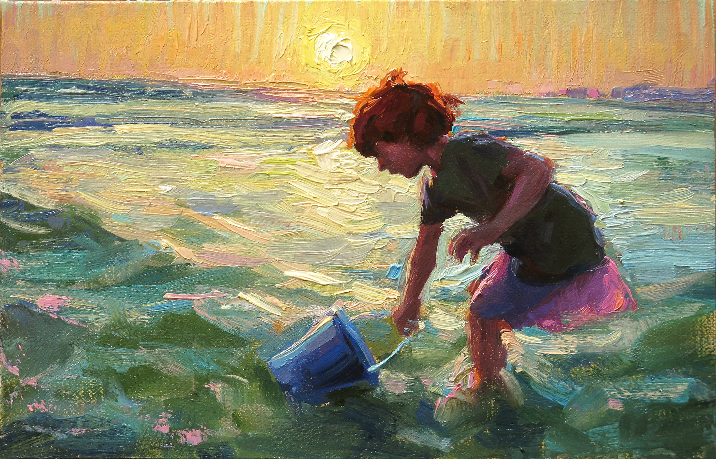 Goggans – Fleeting Tides – 6x9in – Oil on Linen-