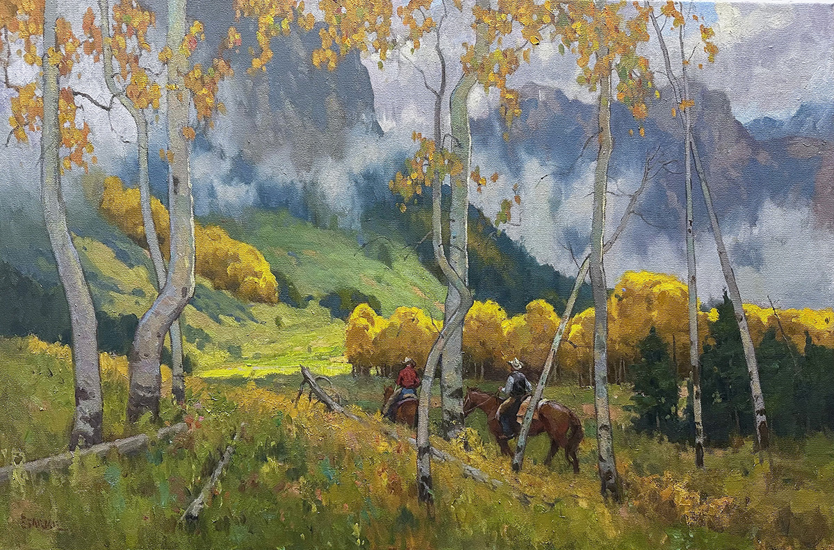 Lifting Fog on Elk Mountian