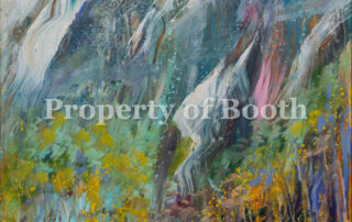 © Earl Biss, Autumn in the Beartooth Range, 1995, oil on canvas, 47 x 29", Gift of Wells Real Estate Fund, Inc.