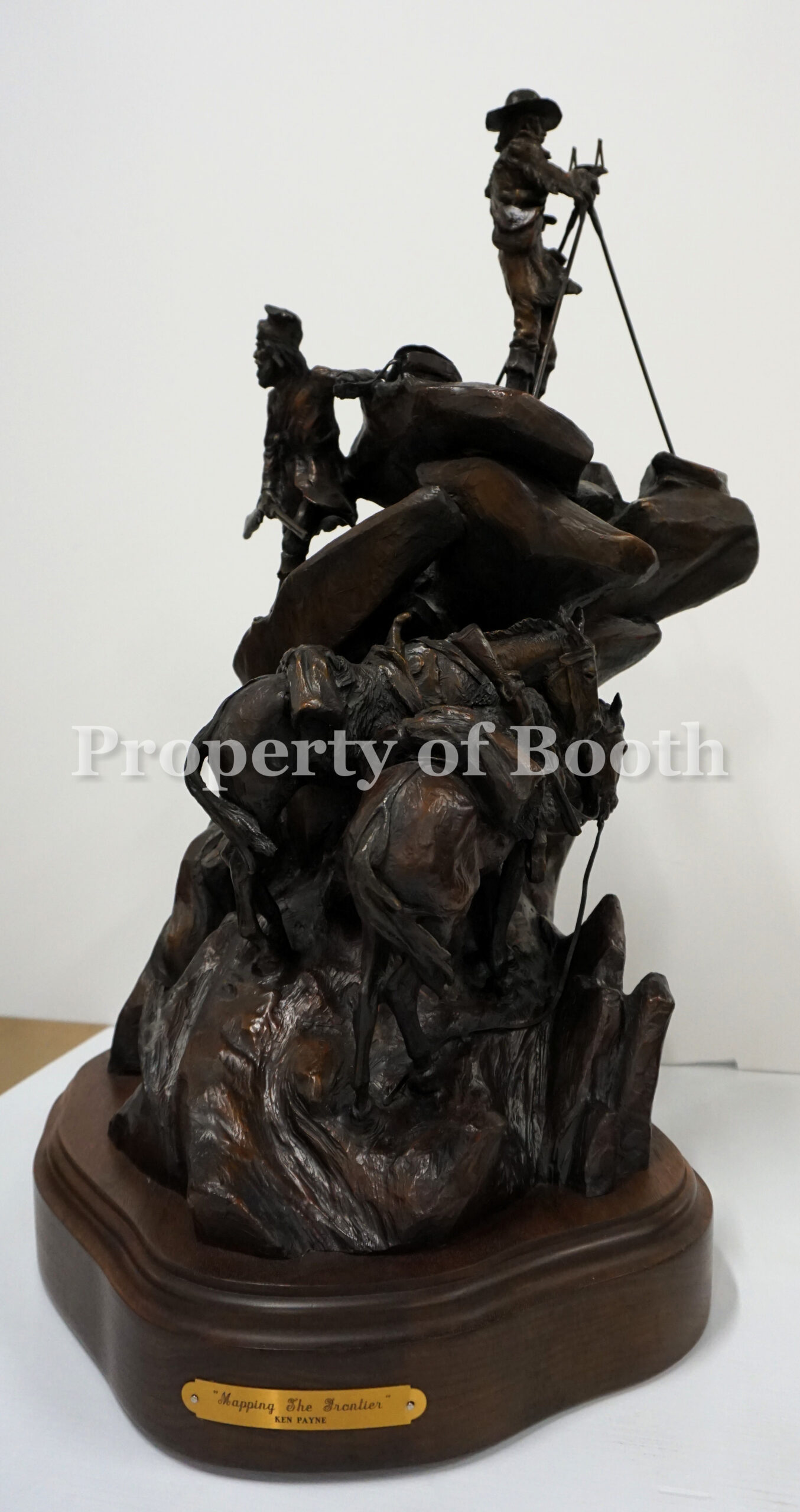 © Ken Payne, Mapping the Frontier, 1992, bronze, 26 x 19 x 15", Gift in memory of William Neal Shadden III